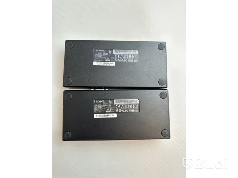 2 st. Lenovo ThinkPad USB-C Dock inkl. strömkabel.
