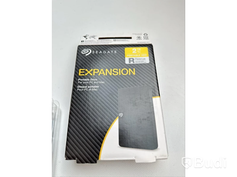 Hårddisk Seagate Expansion 2TB HDD.