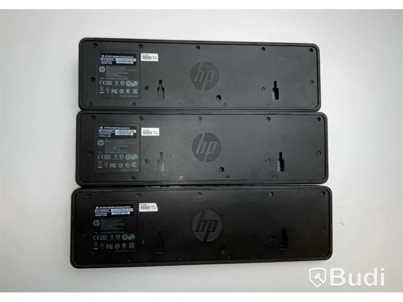 3 st. HP UltraSlim dockningsstation inkl. strömkabel.