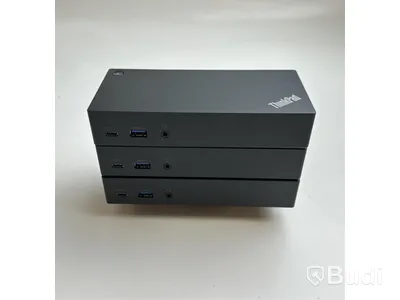 3 st. Lenovo ThinkPad USB-C Dock inkl. strömkabel.