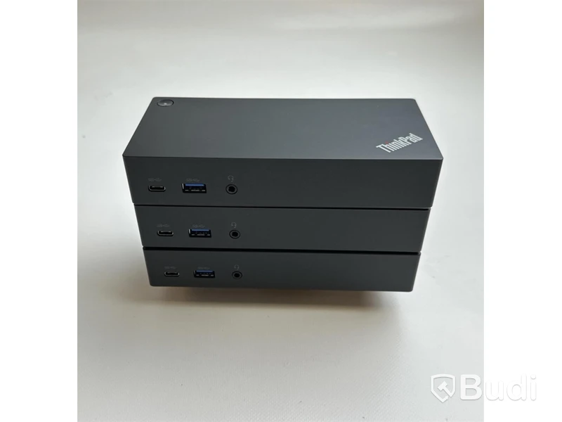 3 st. Lenovo ThinkPad USB-C Dock inkl. strömkabel.
