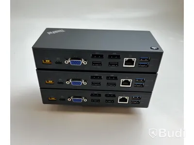3 st. Lenovo ThinkPad USB-C Dock inkl. strömkabel.