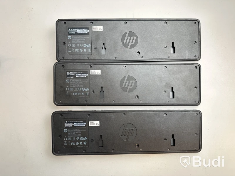 3 st. HP UltraSlim dockningsstation inkl. strömkabel.