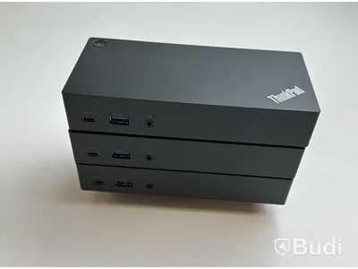 3 st. Lenovo ThinkPad USB-C Dock inkl. strömkabel.