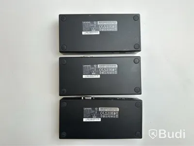 3 st. Lenovo ThinkPad USB-C Dock inkl. strömkabel.