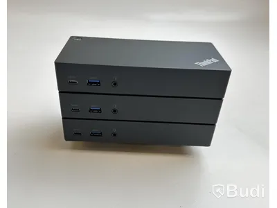 3 st. Lenovo ThinkPad USB-C Dock inkl. strömkabel.