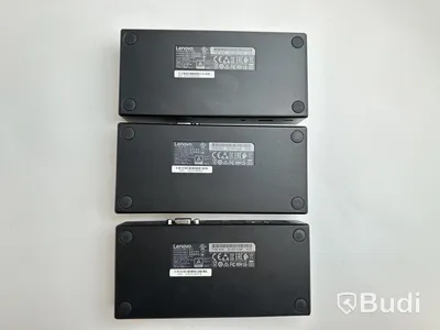 3 st. Lenovo ThinkPad USB-C Dock inkl. strömkabel.