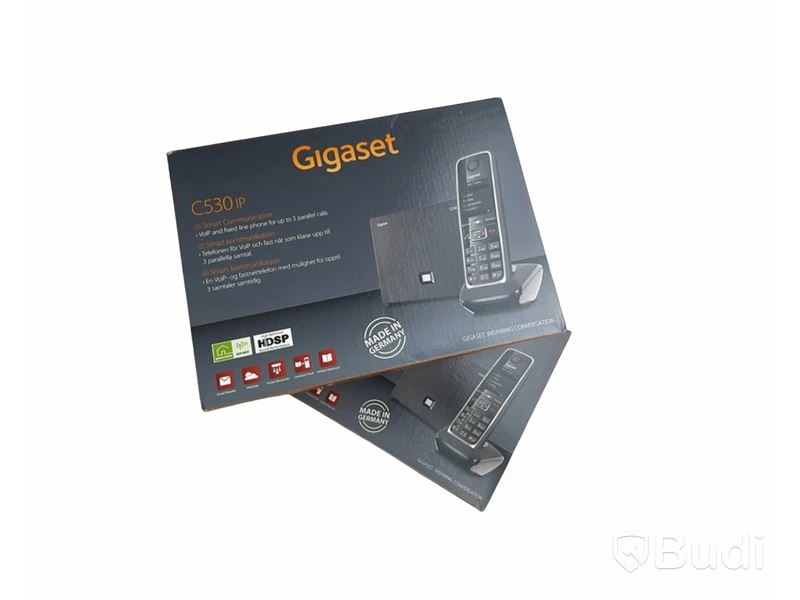 Fast telefon, trådlös 2 st. Gigaset C530 IP i originalförpackning.