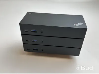 3 st. Lenovo ThinkPad USB-C Dock inkl. strömkabel.