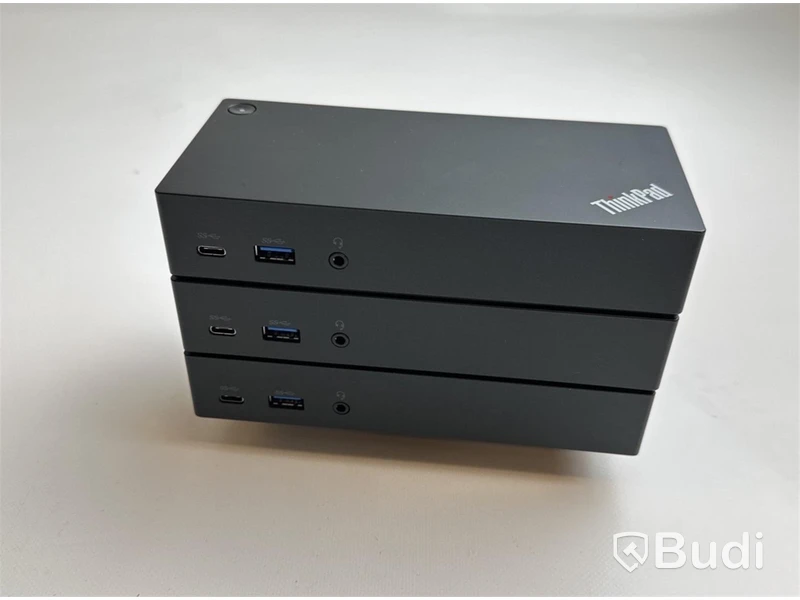 3 st. Lenovo ThinkPad USB-C Dock inkl. strömkabel.