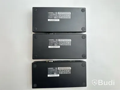 3 st. Lenovo ThinkPad USB-C Dock inkl. strömkabel.