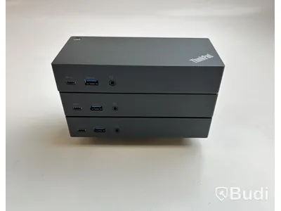 3 st. Lenovo ThinkPad USB-C Dock inkl. strömkabel.