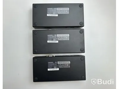 3 st. Lenovo ThinkPad USB-C Dock inkl. strömkabel.