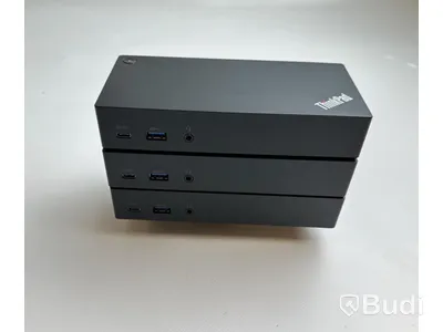 3 st. Lenovo ThinkPad USB-C Dock inkl. strömkabel.