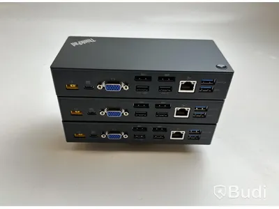 3 st. Lenovo ThinkPad USB-C Dock inkl. strömkabel.