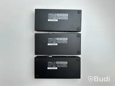 3 st. Lenovo ThinkPad USB-C Dock inkl. strömkabel.
