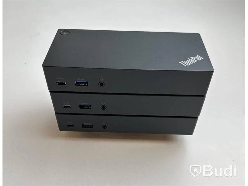 3 st. Lenovo ThinkPad USB-C Dock inkl. strömkabel.