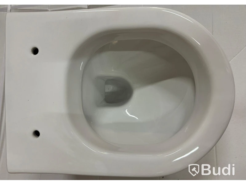 (Ny) WC-stol Vägghängd Alterna Opus Compact Vit
