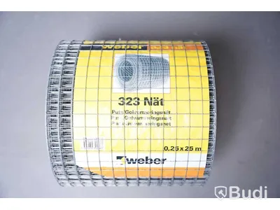Nät 2st - Weber 323 0,25x25 m. Ny, Obruten förpackning.