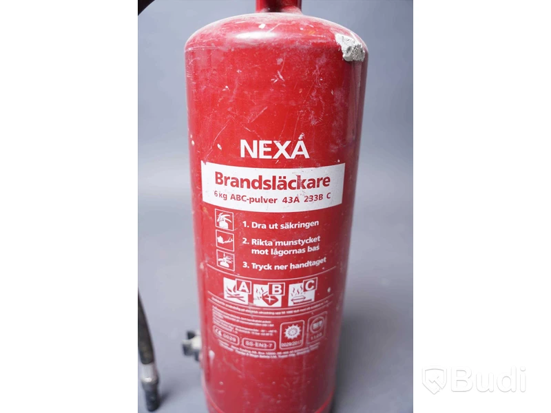 Pulversläckare - Nexa 6kg ABC-pulver 43A.