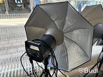 3 st fotoblixtar elinchom 500 med stativ