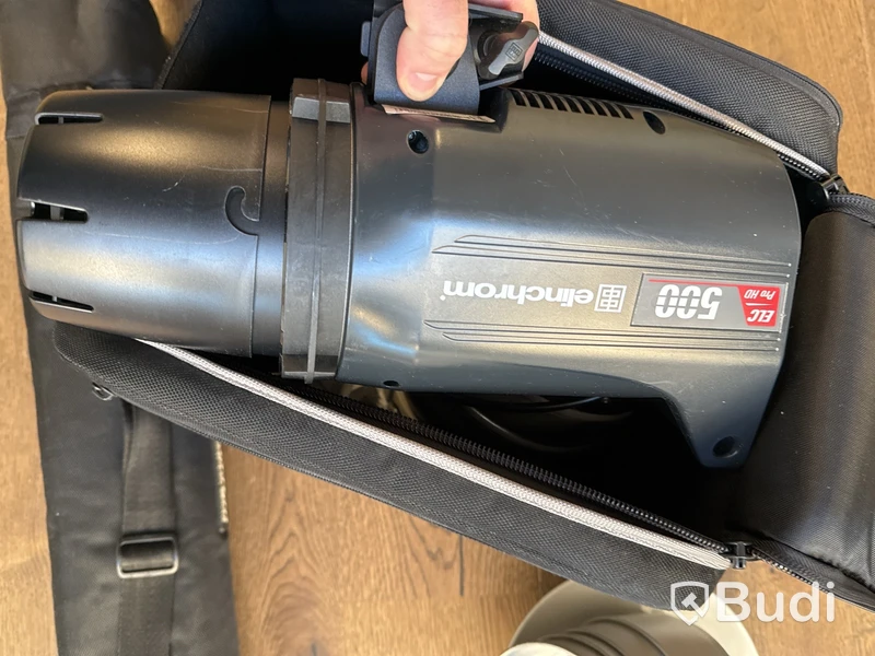 3 st fotoblixtar elinchom 500 med stativ