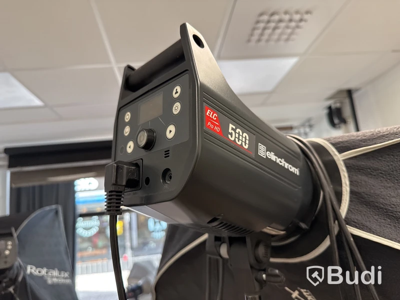 2 st fotoblixtar elinchrom 500