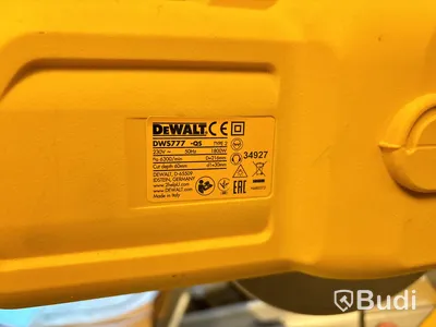 Kap & gersåg DeWalt med stativ.