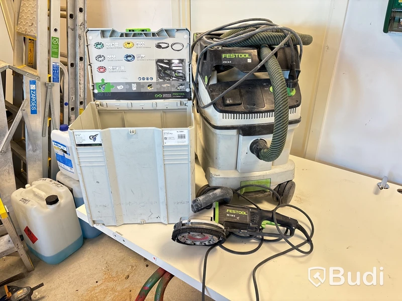 Betongslip & dammsugare Festool