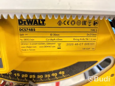 Bordssåg, kap & gersåg DeWalt, 18V