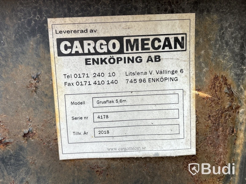 Grusflak Cargo Mecan -2018