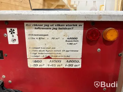 Luftrenare Pullman Ermator A1000