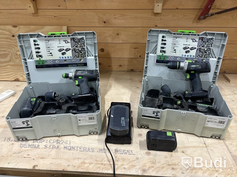 2 st Festool skruvdragare.