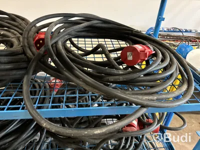 Vagn med skarvkablar 400 V