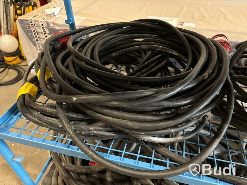 Vagn med skarvkablar 400 V