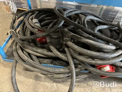 Vagn med skarvkablar 400 V