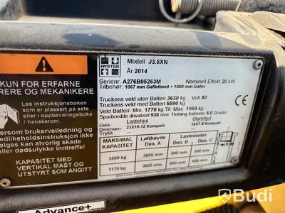 Eltruck Hyster 3.5 XN, -2014