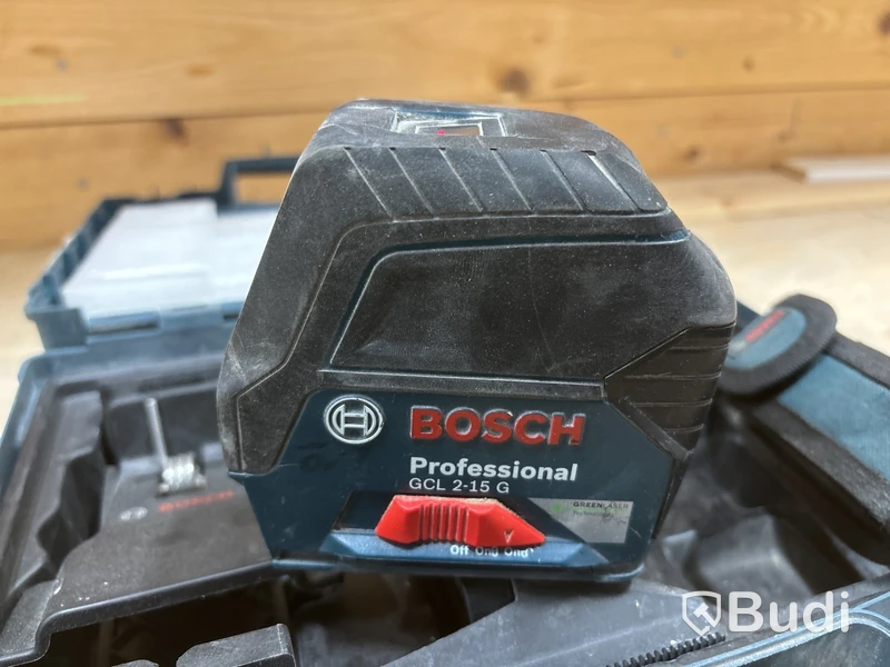 Korslaser grön & avståndsmätare, Bosch