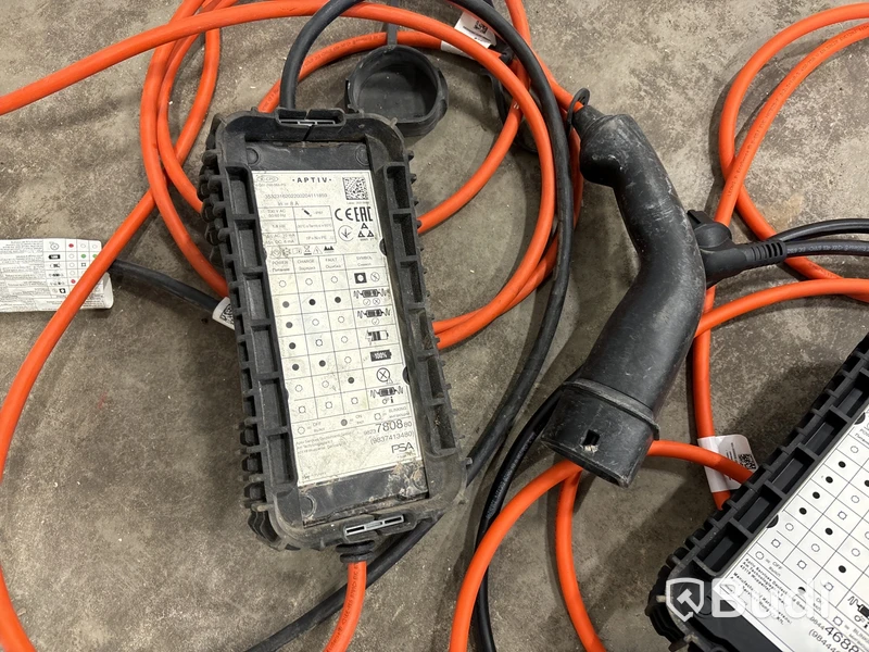 2 st laddkabel för elbil