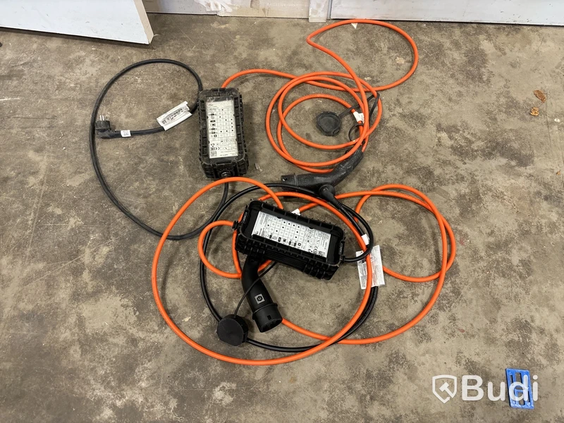 2 st laddkabel för elbil