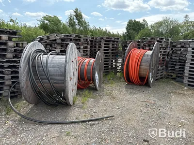 Kabeltrummor Parti med ca. 50 st