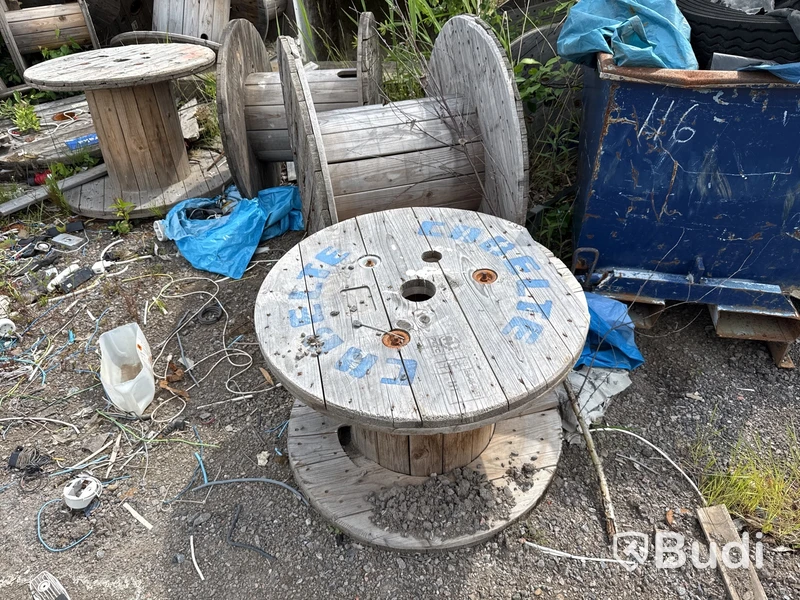 Kabeltrummor Parti med ca. 50 st