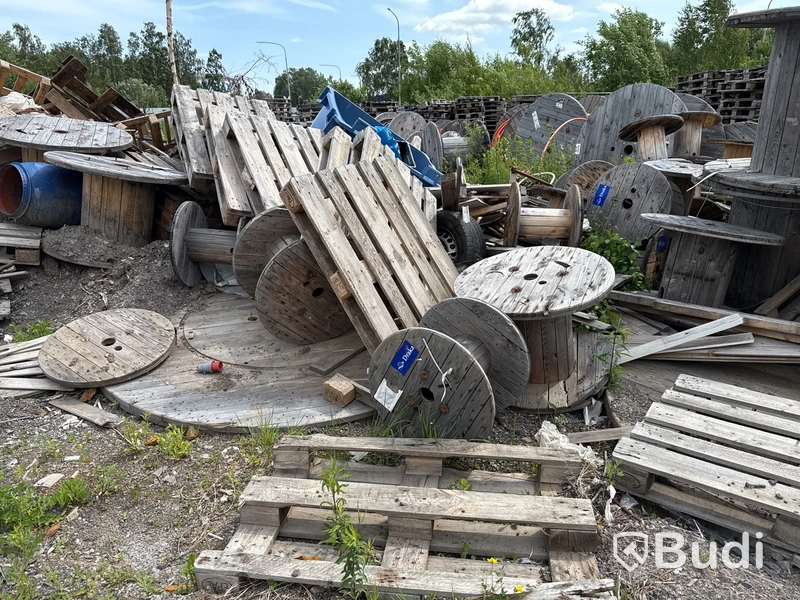 Kabeltrummor Parti med ca. 50 st