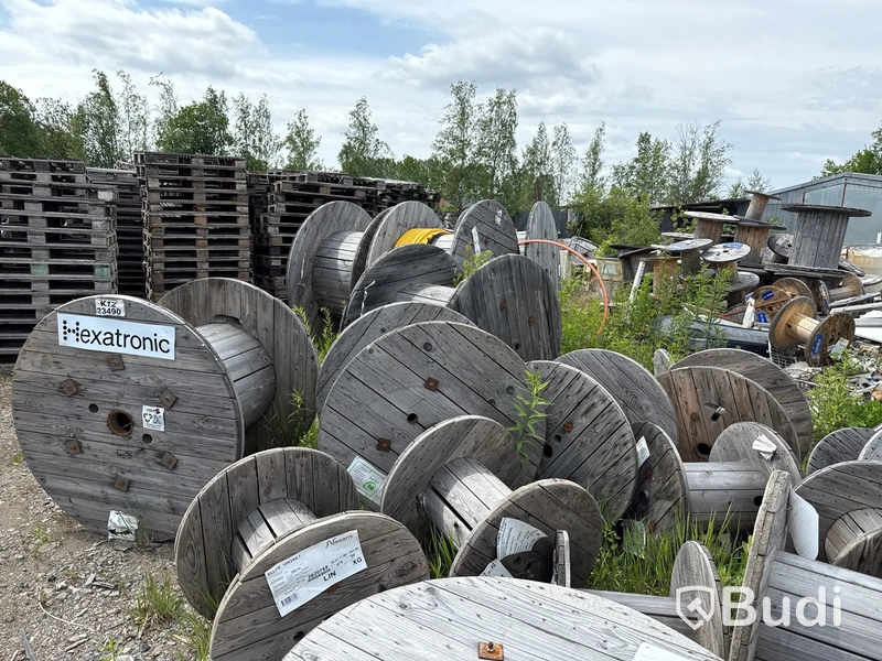 Kabeltrummor Parti med ca. 50 st