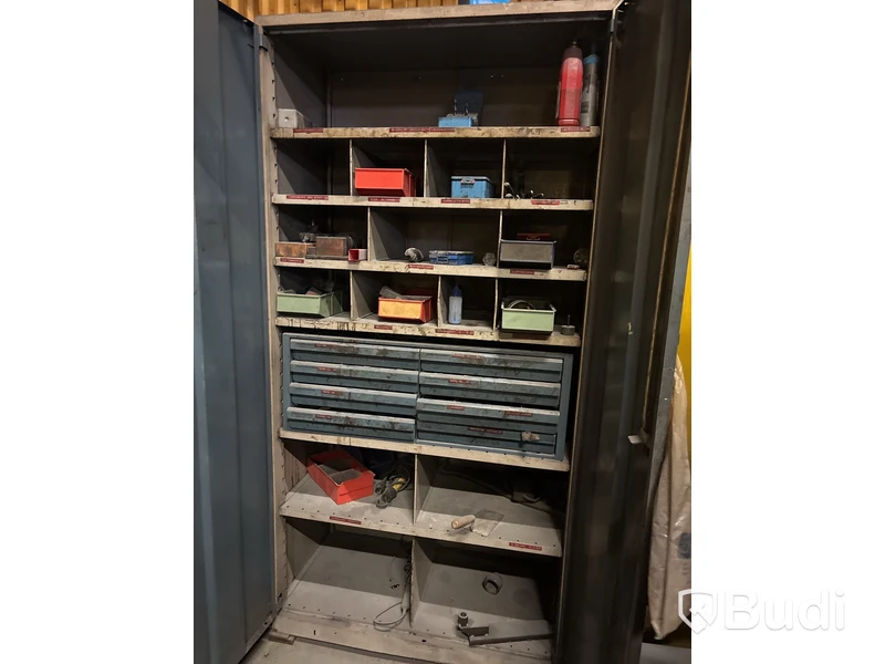 Verktygsskåp & vagn med innehåll
