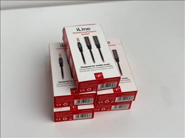 5 x iLine headphone / speaker splitter