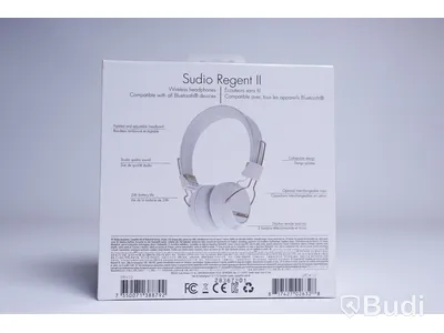 Trådlösa hörlurar. Sudio Regent II Ny, Obruten förpackning.