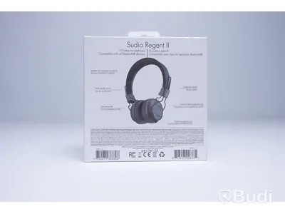 Trådlösa hörlurar. Sudio Regent II. Svarta. Ny, Obruten förpackning.