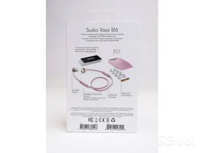 Trådlösa hörlurar - Sudio, Vasa blå, Rosa. Ny, Obruten förpackning.