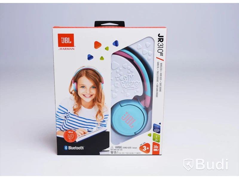 Trådlösa hörlurar barn - JBL by Harman, JR310 bt, blå och rosa. Ny, Obruten förpackning.